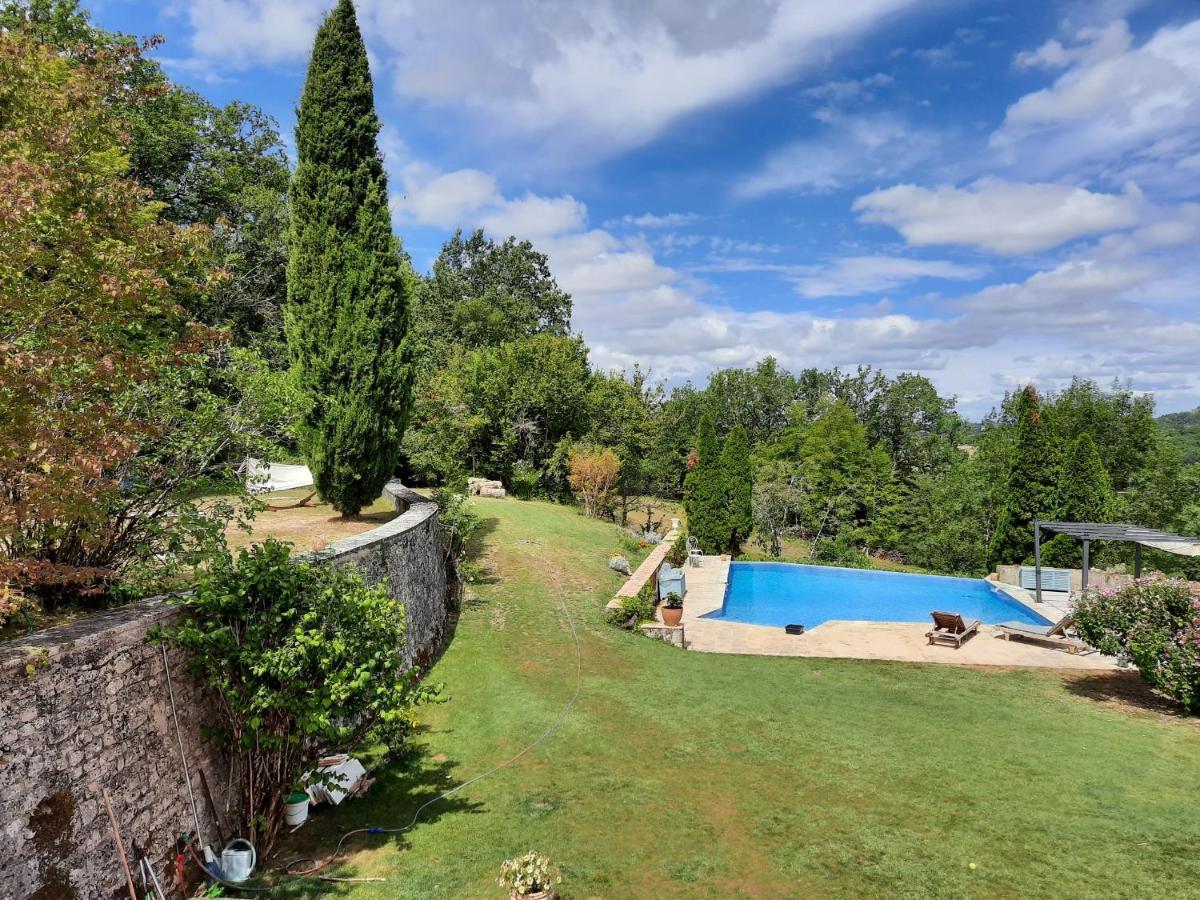 Manoir Le Moulinal47 - Vue Panoramique Hotell Courbiac Exteriör bild