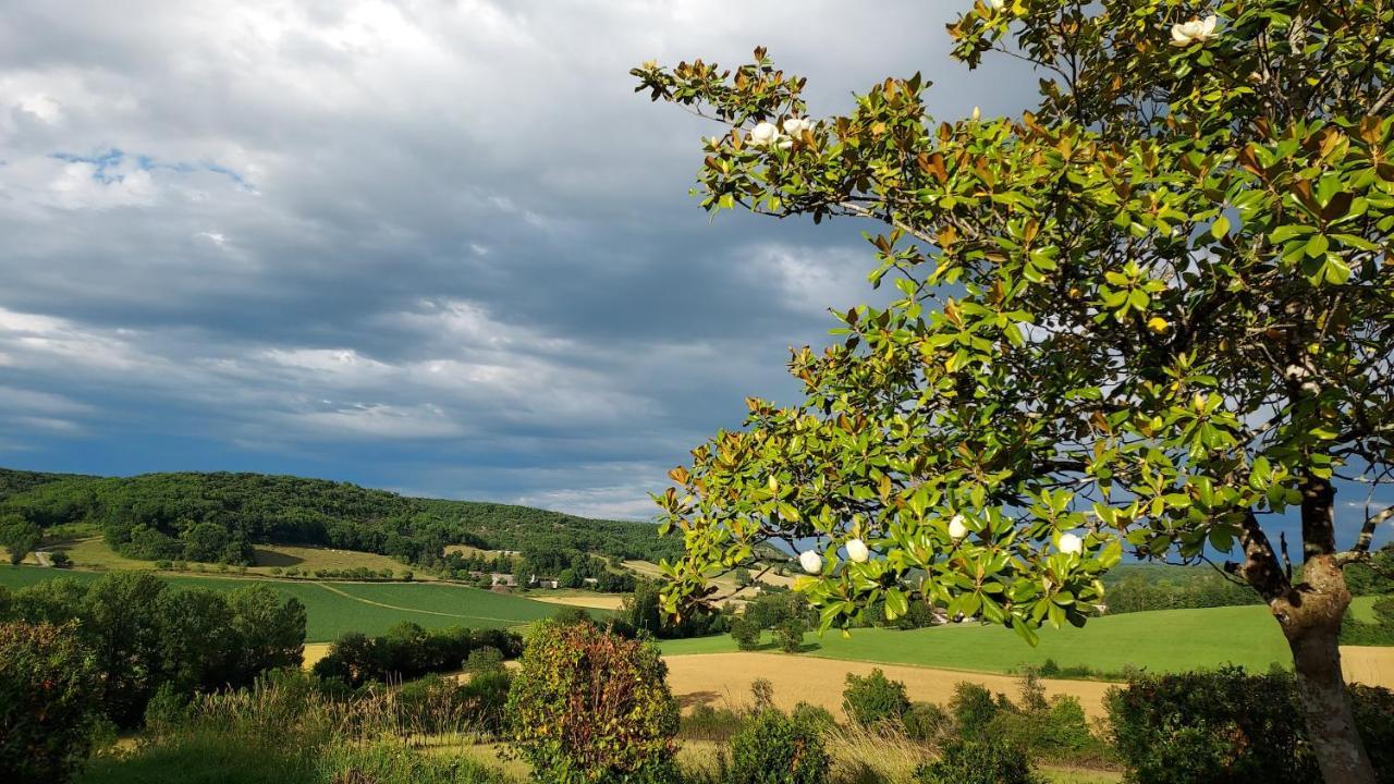 Manoir Le Moulinal47 - Vue Panoramique Hotell Courbiac Exteriör bild