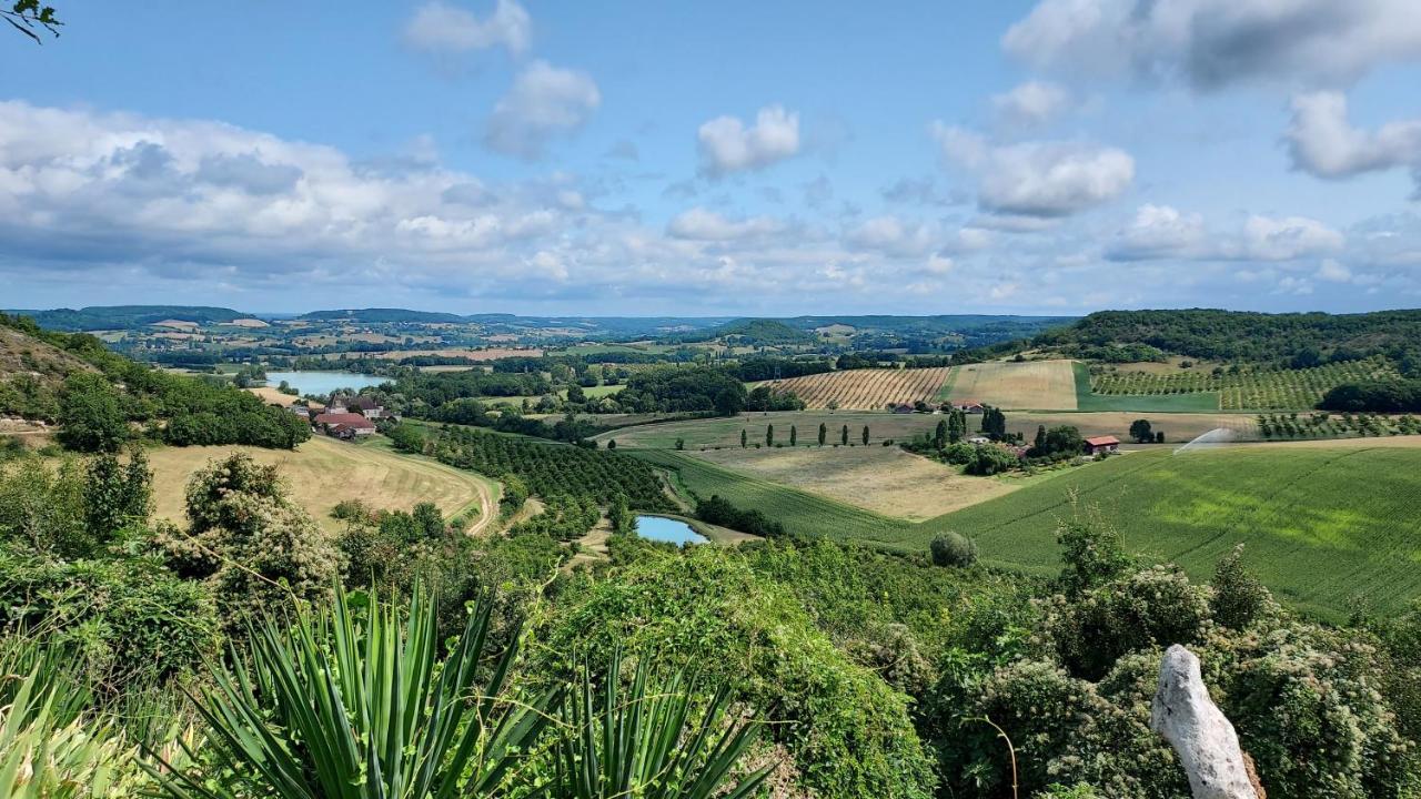 Manoir Le Moulinal47 - Vue Panoramique Hotell Courbiac Exteriör bild