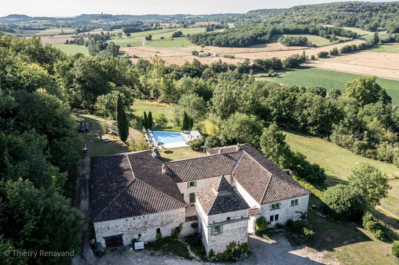 Manoir Le Moulinal47 - Vue Panoramique Hotell Courbiac Exteriör bild