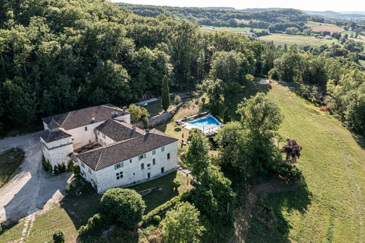 Manoir Le Moulinal47 - Vue Panoramique Hotell Courbiac Exteriör bild