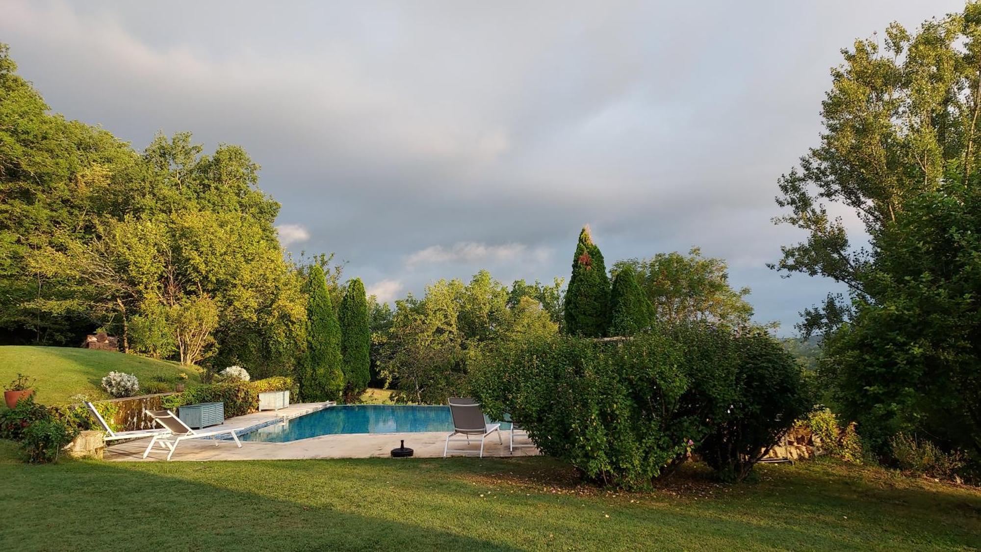 Manoir Le Moulinal47 - Vue Panoramique Hotell Courbiac Exteriör bild