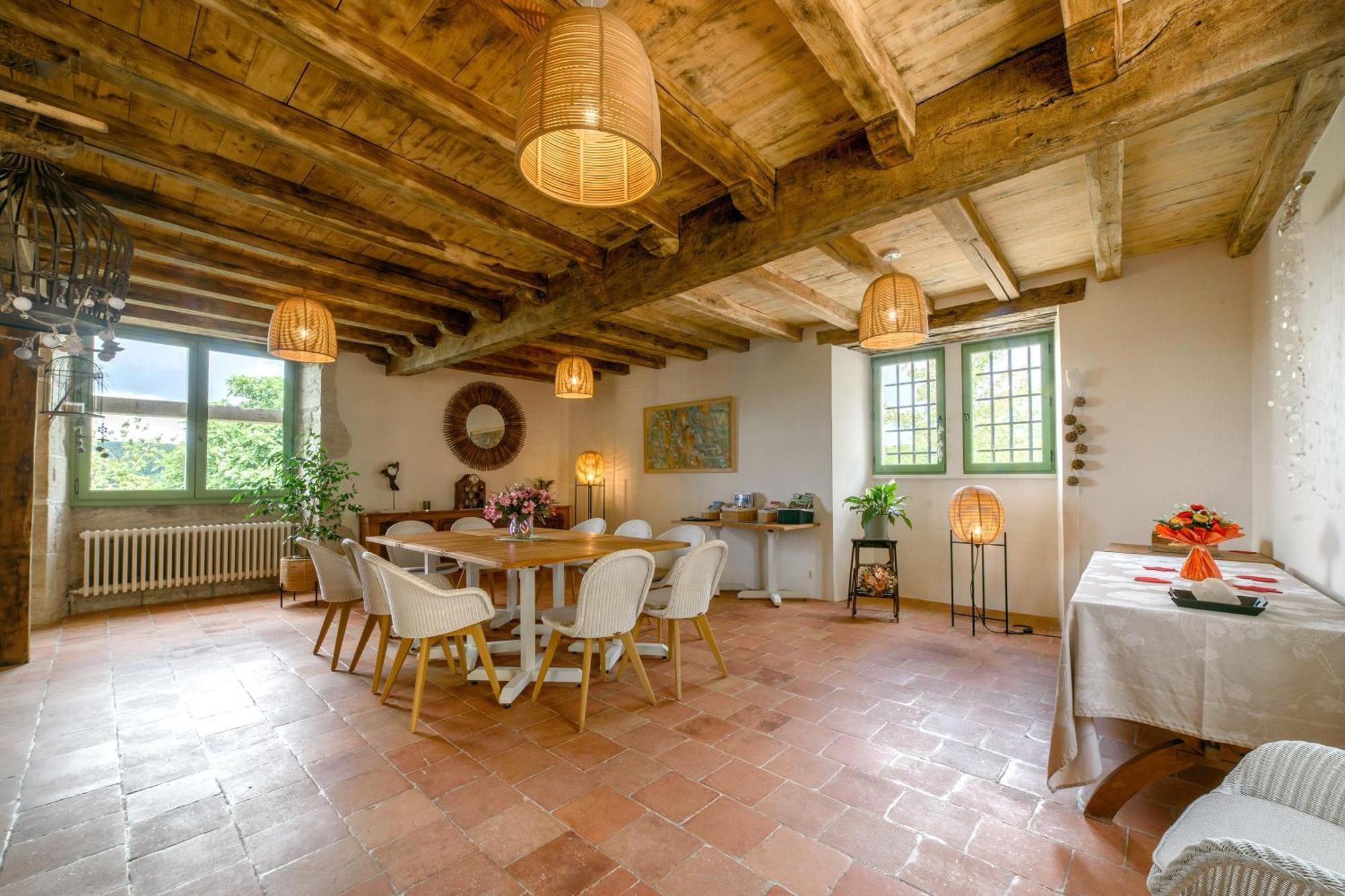 Manoir Le Moulinal47 - Vue Panoramique Hotell Courbiac Exteriör bild